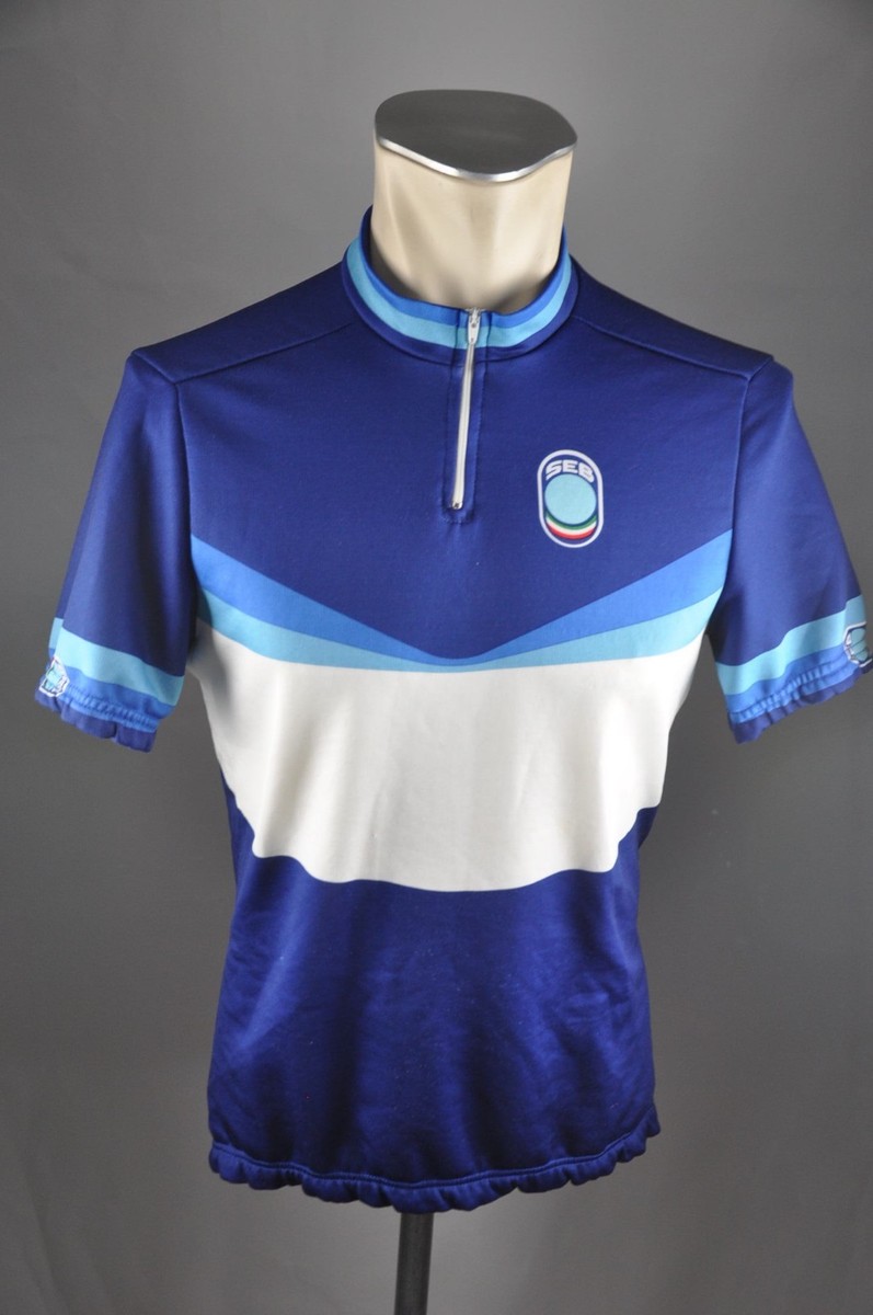SEB Vintage 80s/90s Jersey Cycling Jersey Bike Cycling Jersey Size XXL