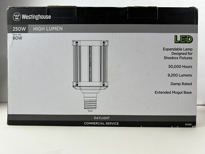 Westinghouse 51190 - 80SB/LED/EX39/50 Semi Directional Flood HID Replacement LED