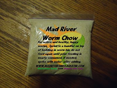 Mad River Organic Worm Chow  10 oz. For happy healthy worms!  FREE SHIPPING!