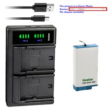 Kastar Battery LTD2 USB Charger for GoPro MAX 360 Waterproof Action Camera