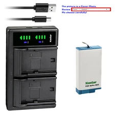 Kastar Battery LTD2 USB Charger for GoPro MAX 360 Waterproof Action Camera