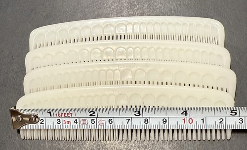 Tupperware Pettine 5" Tascabile Strumento Vintage per lo Styling dei Capelli NOS 63-13 - Foto 8 di 13