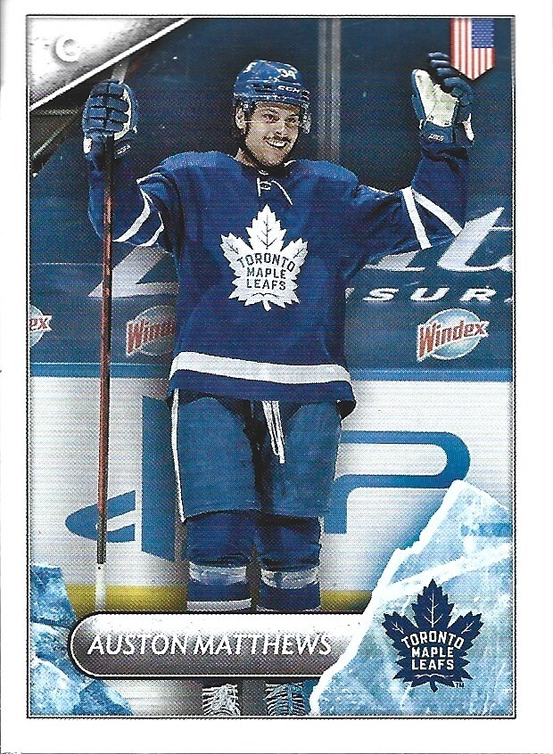 Auston Matthews #498 2021-22 Topps NHL Stickers Base