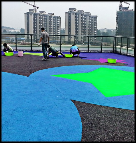 50,000 sqft Playground Flooring Rubber Safety Surface EPDM Granules We Finance