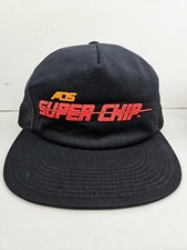 Vintage USA MADE ADS Super Chip Performance Auto Puffy Trucker Hat Snapback Cap