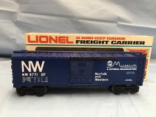 Lionel 1976 Dark Blue Norfolk and Western Boxcar TCA Museum