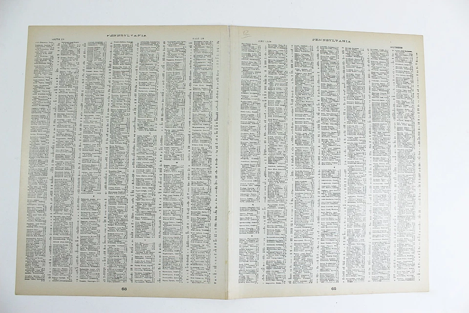 PHILADELPHIA PENNSYLVANIA Map George F Cram circa 1890 Color Lithograph - Image 4 of 4