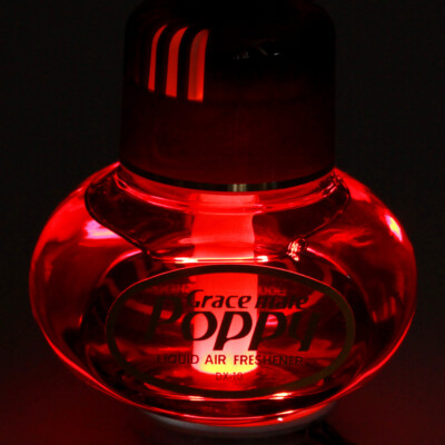 Poppy Lufterfrischer Squash Kürbis Duft mit LED Beleuchtung rot 12V 24V LKW Auto