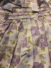 Janie and Jack Girls 3 6 M Purple blue Floral BOWS Romper 2010 VTG EASTER