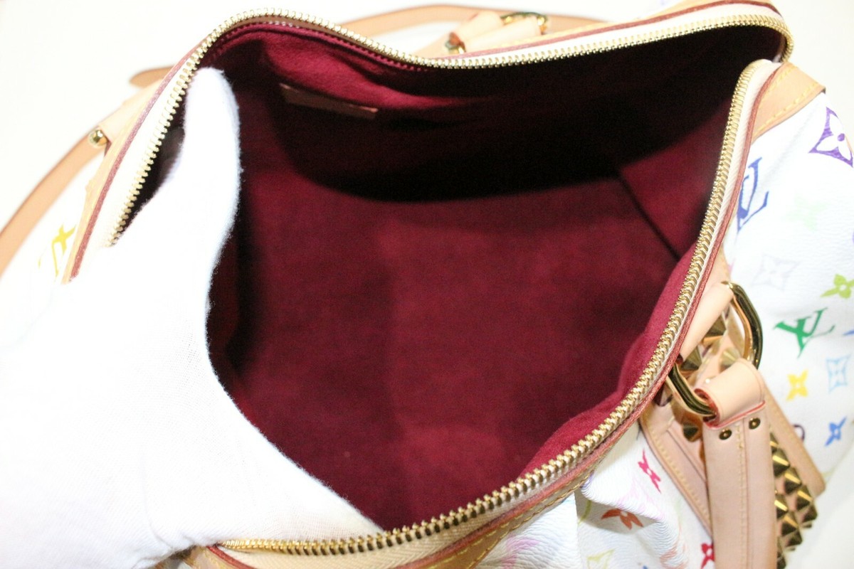 Louis Vuitton Courtney GM Multicolor White Crossbody - Certified