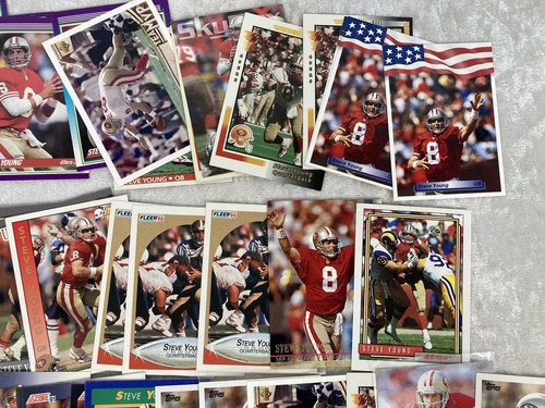 Steve Young Fußball Karten Lot San Francisco 49ers 68 insgesamt - Bild 8 von 10