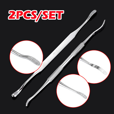 2 Types Dental Surgical Tooth Bone Files Dentist Surgical Periodontal Instrument