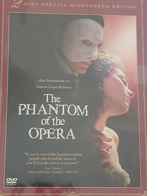 The Phantom of the Opera (DVD, 2004) Joel Schumacher Film