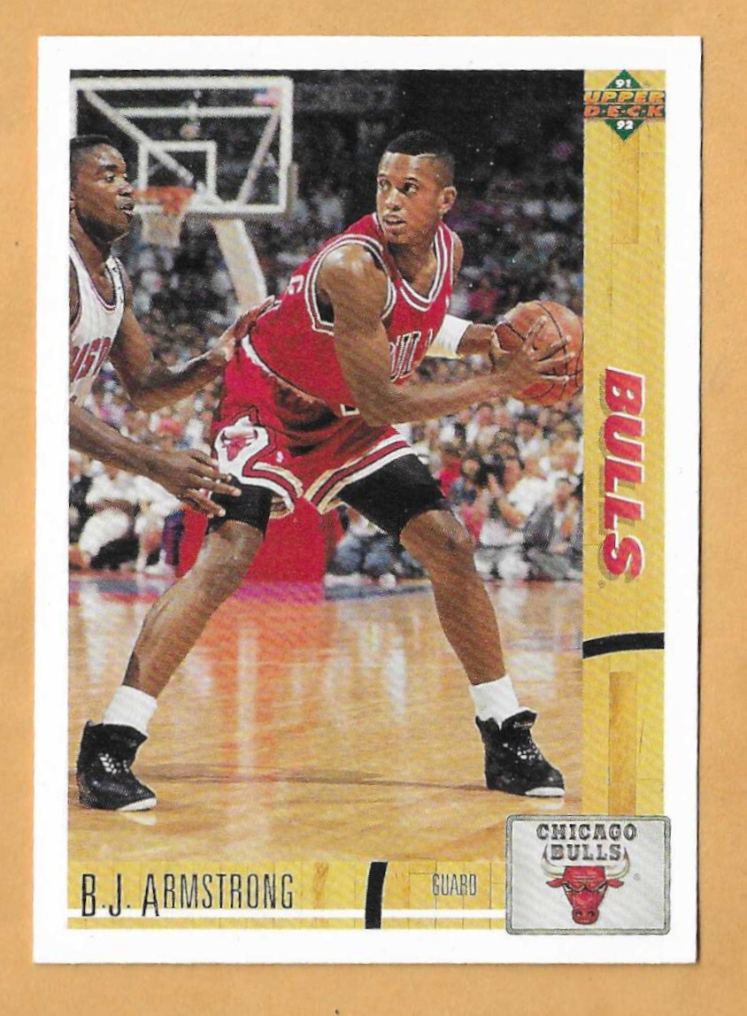 B.J. ARMSTRONG CHICAGO BULLS #184 UPPER DECK 1991-92 | eBay