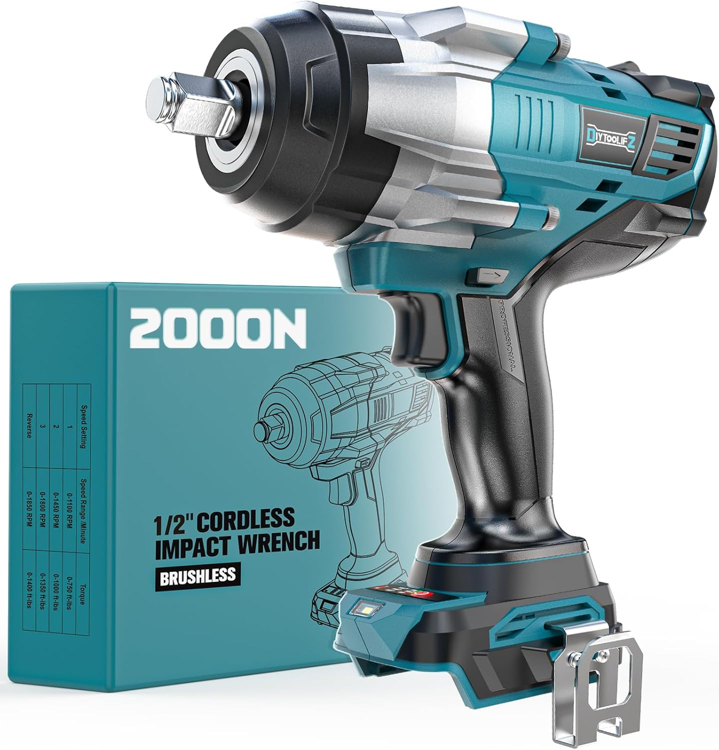 Ptt0004 Power Torque Impact Wrench Battery Hand Impact Driver