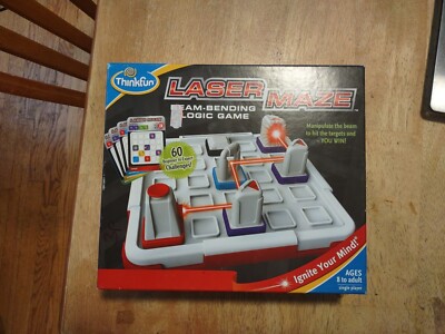 Thinkfun LASER MAZE Beam Bending Logic Board Game 2012 STEM COMPLETE