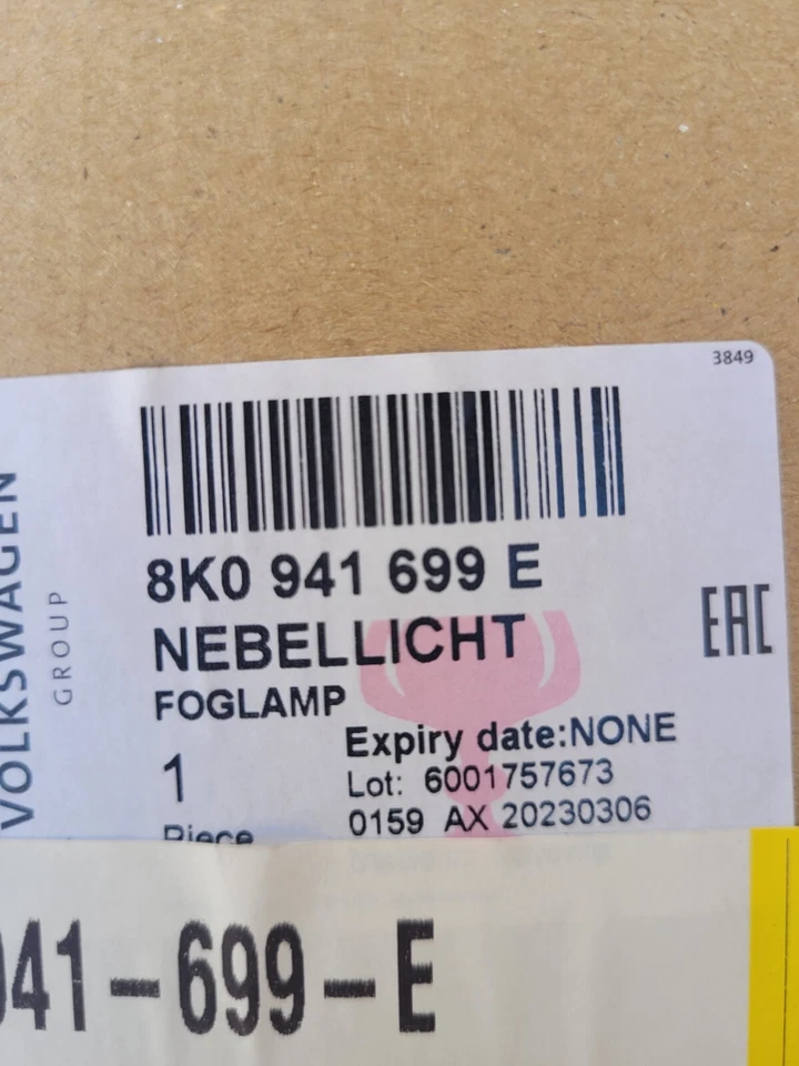 Luz antiniebla delantera lado del conductor para Audi S4 A4 A5 Quattro 2013-2017 OEM Foto 2 de 4