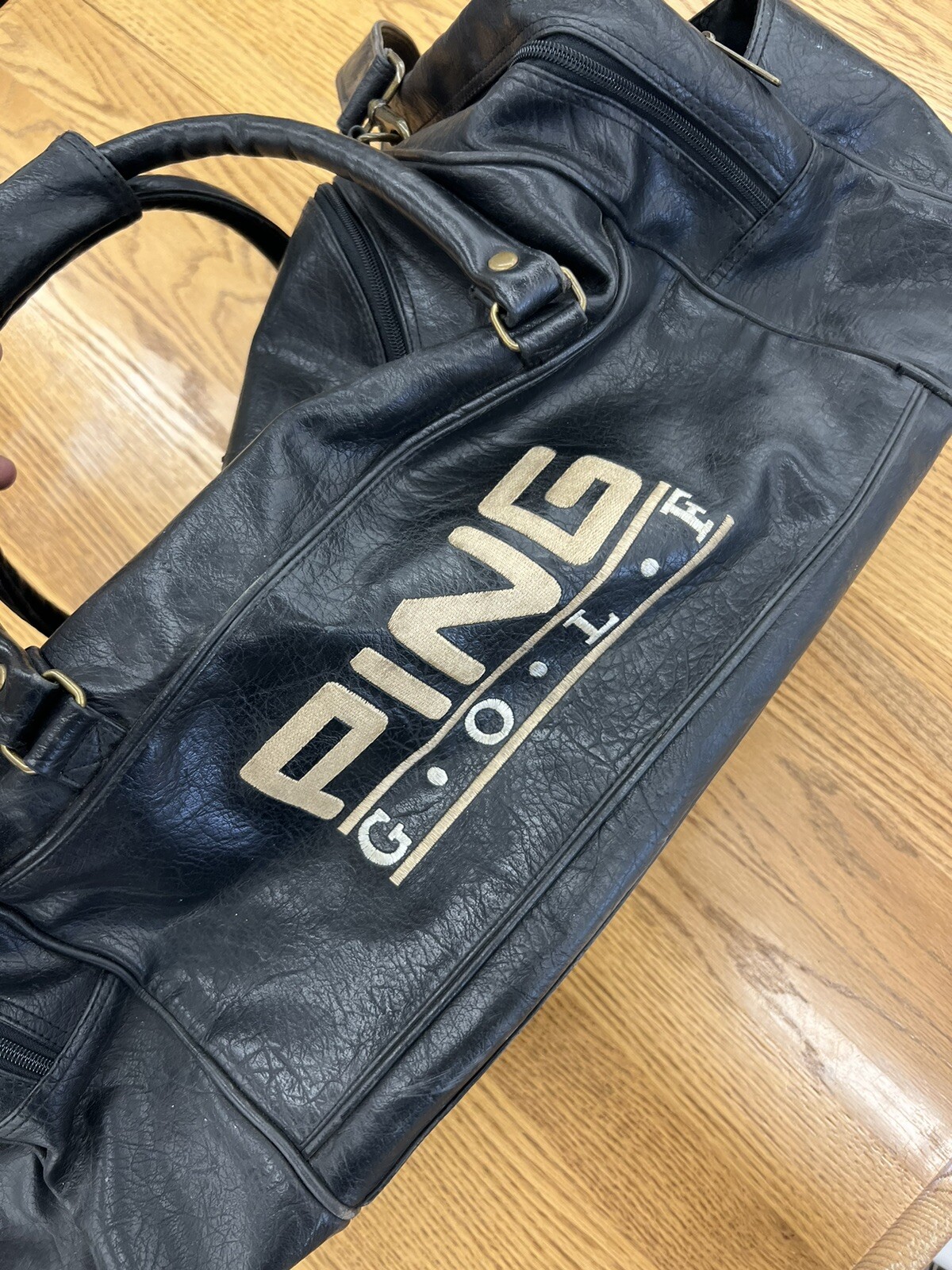 Vintage Ping Golf Bag Black 90’s Duffle Travel Gym We… Gem