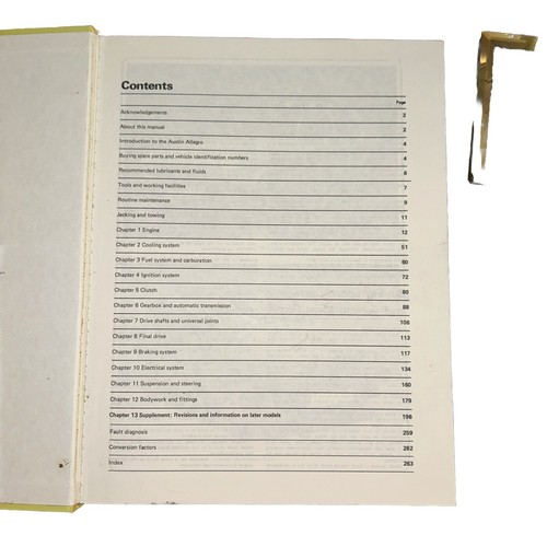 Haynes Austin Allegro 1973 to 1982 All Models Owners Workshop Manual 998cc Up - Picture 4 of 4