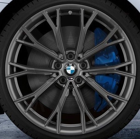 BMW Genuine G30 G31 G11 G12 669M 20" Orbit Gray M 5 Double Spoke Bi-Color Wheels