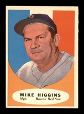 1961 Topps Set Break #221 Pinky Higgins VG-EX *OBGcards*
