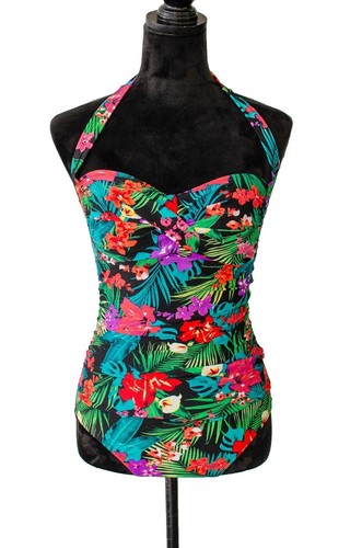 Maillot De Bain Une Pièce Catalina Femme - Taille 2X (18-20) - Lavande - Très Bon état