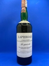 Laphroaig 10yo Unblended Islay Malt Scotch Whisky 75cl 43% Mario Rossi Impot