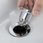 Universal Wash Basin Core Bounce Drain Filter Pop-up Bathroom Sink Plug Stopper
