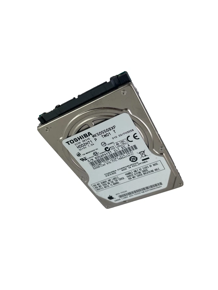Toshiba Disc Drive Model MK5055GSXF HDD2H71 Internal Hard Drive Cache 8 MB - Image 3 of 3