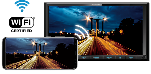 KENWOOD DMX9708S 6.95" TouchScreen AM FM BT CarPlay, PLUS SiriusXM Tuner - Picture 6 of 7