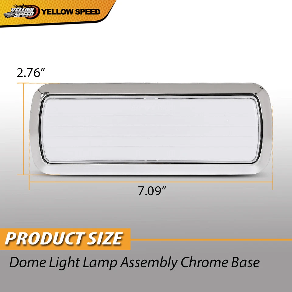Conjunto de lámpara cromada apta para camioneta Chevy 1960-72 GMC C/K 10 20 30 Foto 3 de 4