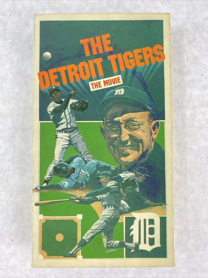 The Detroit Tigers The Movie 1986 by Lawrence Miller Detoit Baseball Club VHS — 第 2/4 张图片