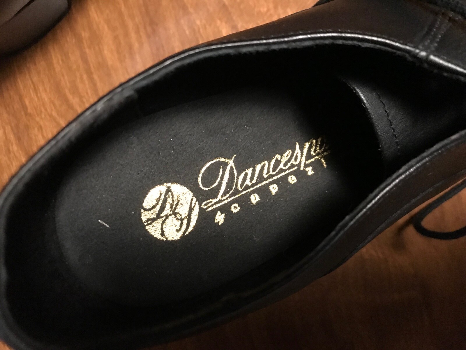 Danceport BY CAPEZIO Men's Black LATIN DANCE SHOES SIZE 9.5 MADE IN