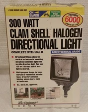 Designers Edge Clam Shell Halogen Directional Light Security Architectural Grade