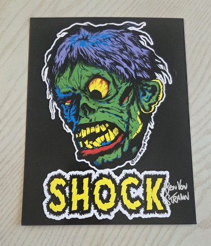 Ben Von Strawn Signed Print 8.5" x 11" Shock