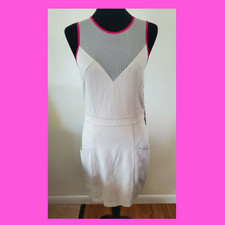 NWT Express Fashion Star Exclusive Fishnet Sleeveless Sheath Pencil Dress SZ 10