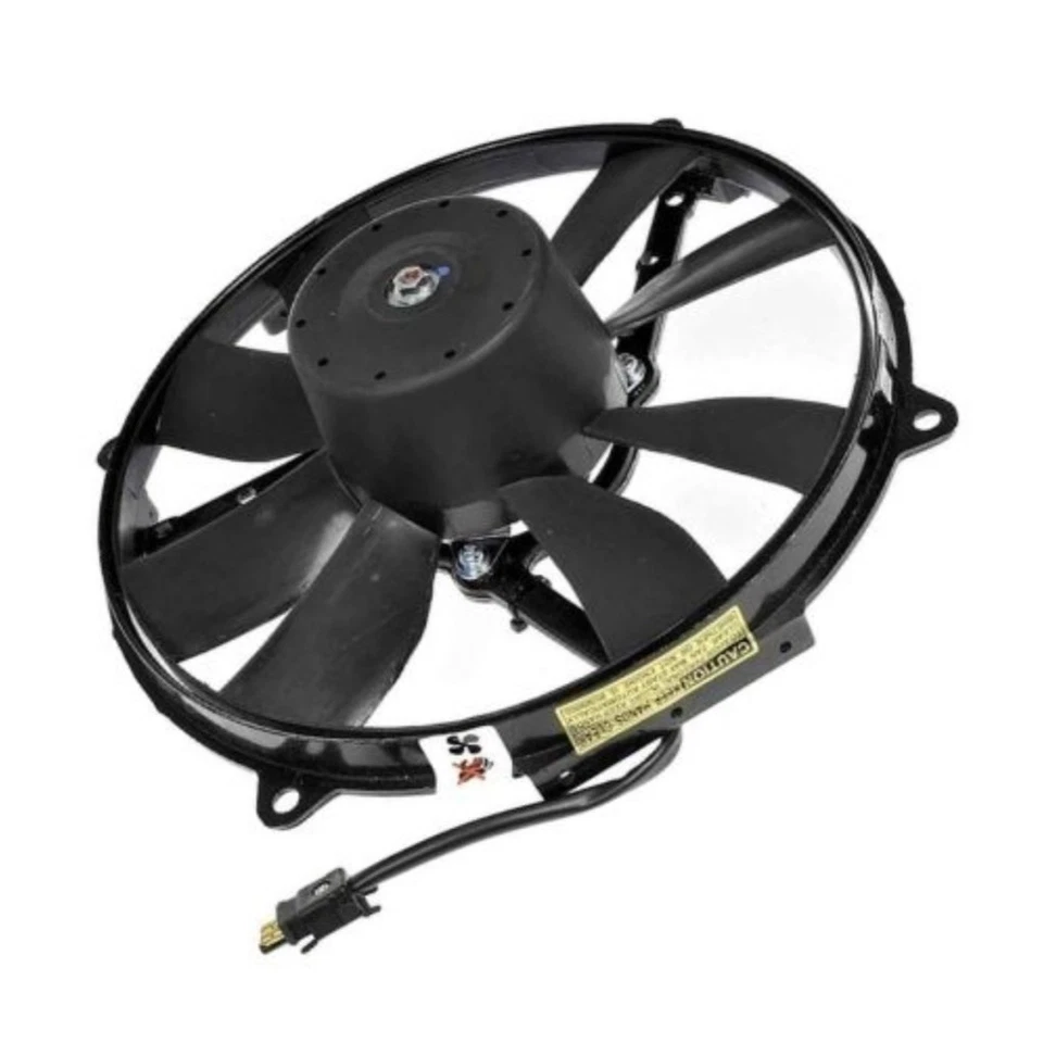 For Mercedes-Benz CLK430 1999-2003 Radiator Fan | Black Shroud | Brushed Motor - Image 3 of 4