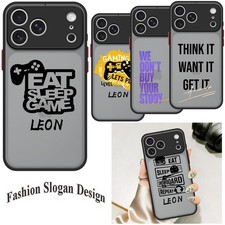 Frosted Customized Phone Case Cover For iPhone 17 Samsung S25 Plus S24 S26 A25