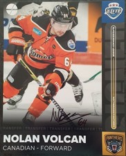 NOLAN VOLCAN - Signed 10x8 Photograph - SPORT - ICE HOCKEY NOTTINGHAM PANTHERS