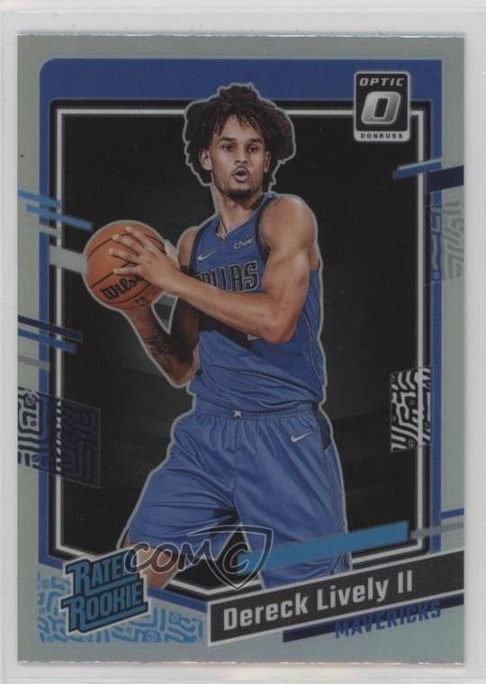 2023-24 Panini Donruss Optic Rated Rookie Holo Prizm Dereck Lively II #245 0q37