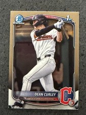 2025 Bowman Draft 1st Bowman Chrome #BDC-129 Dean Curley, Cleveland Guardians