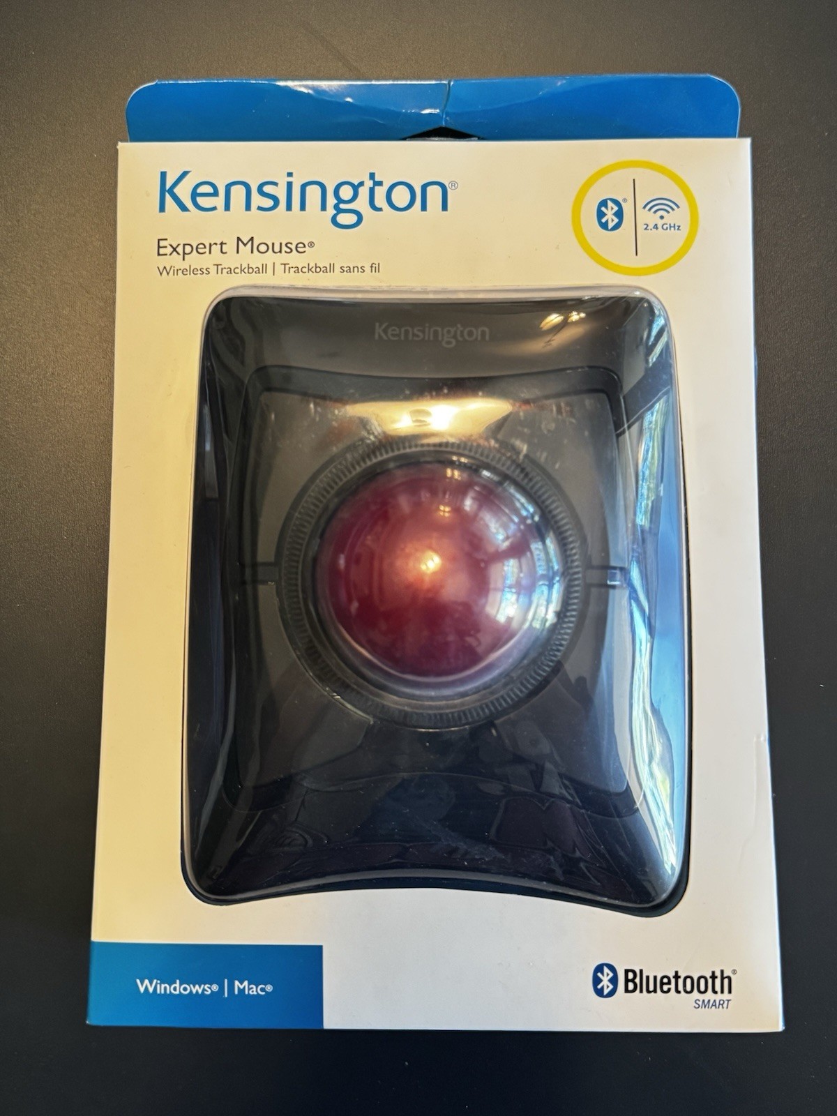 Kensington Expert Wireless Trackball Mouse Model B1628B