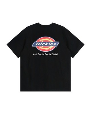 Brand New Anti Social Social Club x Dickies ASSC Logo Tee Black