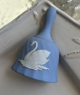 Wedgewood England Jasperware Blue Swan Bell
