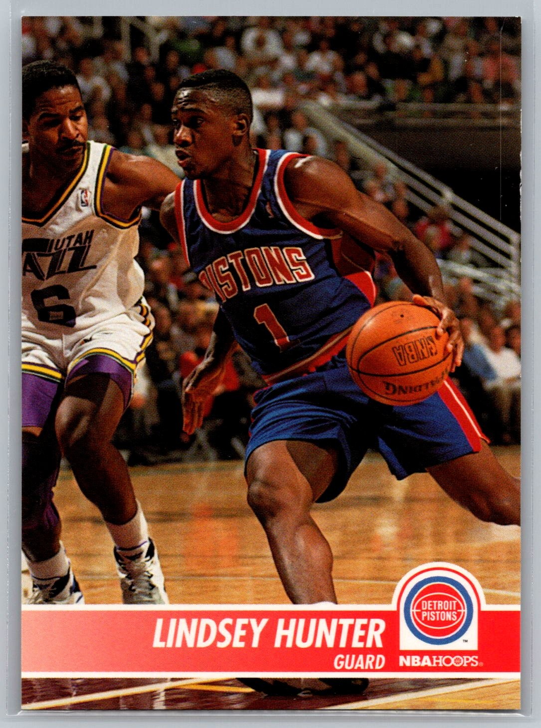 Lindsey Hunter 1994-95 Hoops BASKETBALL #60 Detroit Pistons