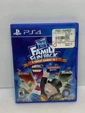 Hasbro Family Fun Pack 4 Games Scrabble, Monopoly, Risk, Trivial Pursuit for PS4