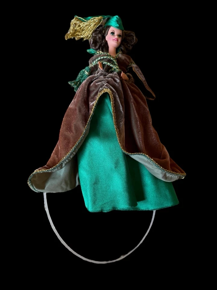 GONE WITH THE WIND BARBIE AS SCARLETT O'HARA DOLL DRAPES DRESS MATTEL - Image 3 of 4