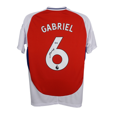 Gabriel Signed Arsenal FC Soccer Jersey #6 with Beckett COA | eBay