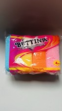 Image of Bettina 4 Pack Bath Sponges-Use In Bath , Shower, Scrub ,Clean, Colours May Vary