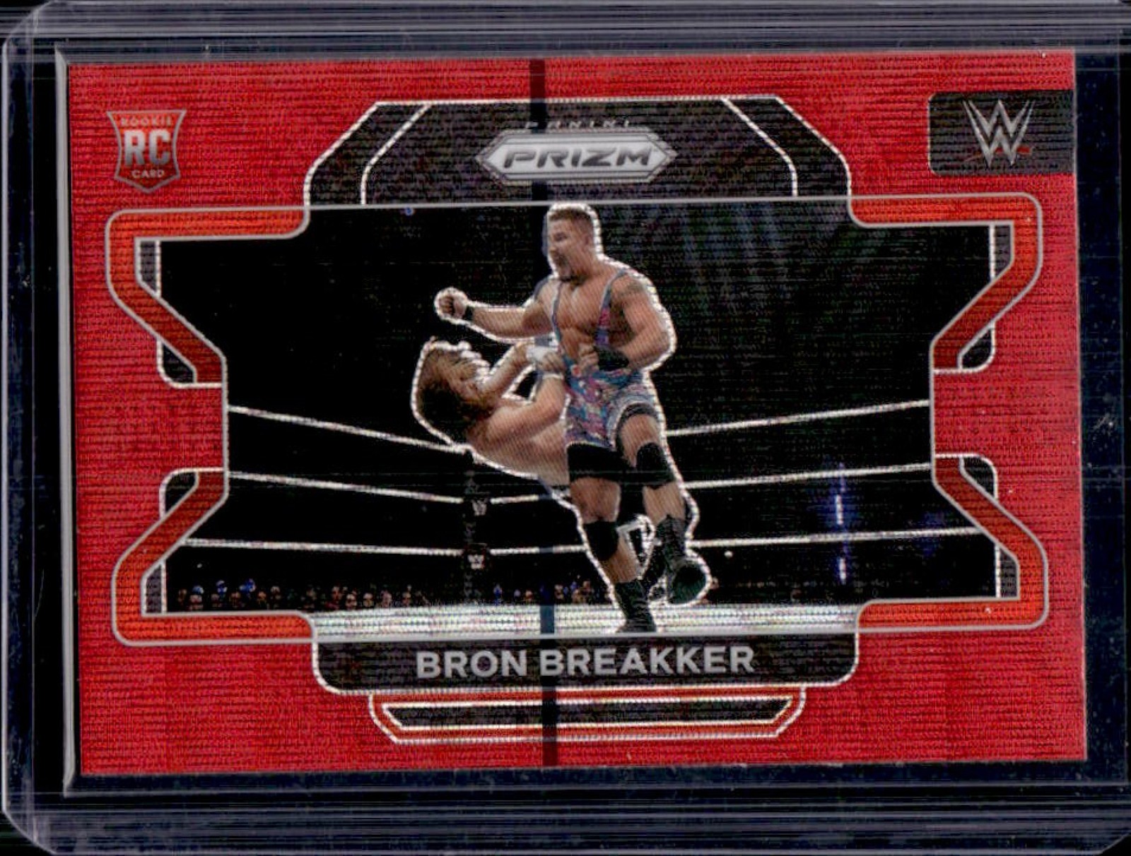 2022 Prizm WWE Bron Breakker RC Ruby Wave Rookie #39